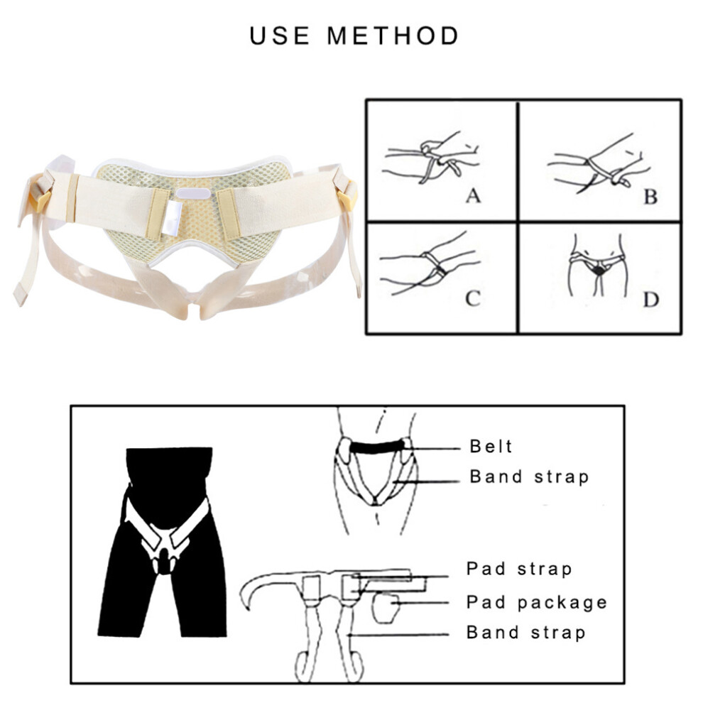 Inflatable Hernia Support Belt for Adults | Adjustable Groin Relief