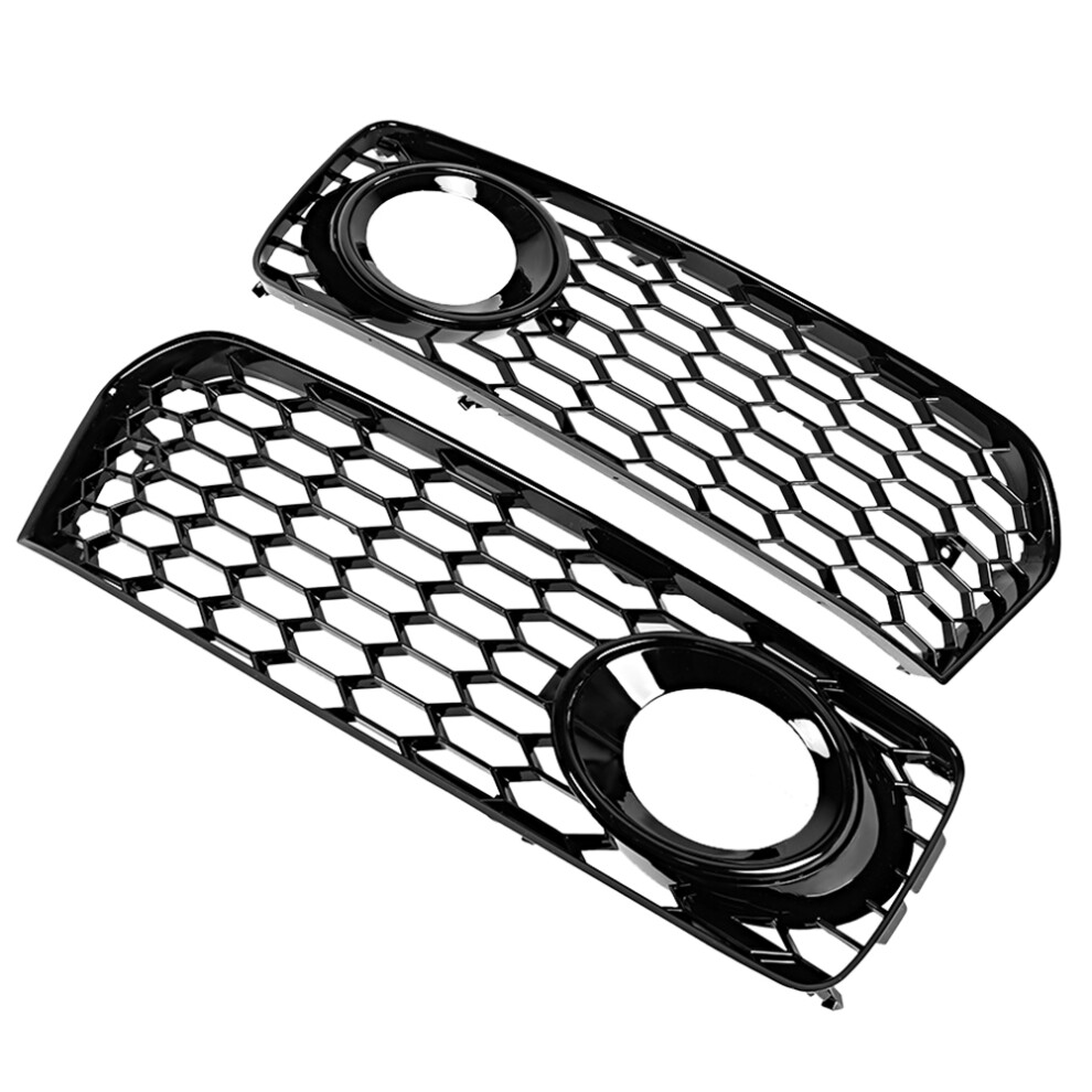 Pair Fog Grille Modification Fits For Audi A5 S-Line S5 B8 Rs5 2008-2012 Light 4071393203244