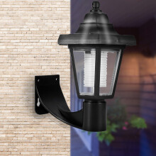 Solar LED Wall Lamp Outdoor Waterproof 12x18cm White