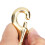 Hochfester Messing-Drehkarabiner 2