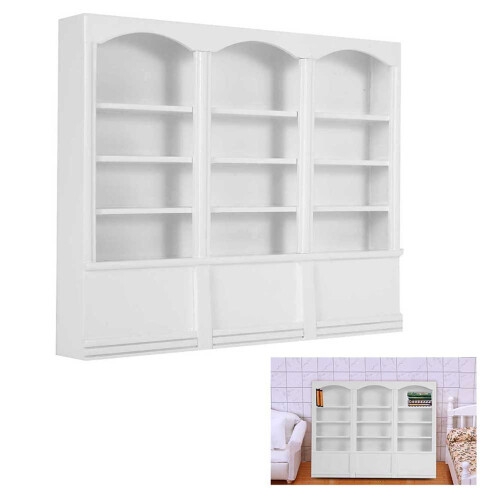 1:12 Scale Wooden Bookcase Display