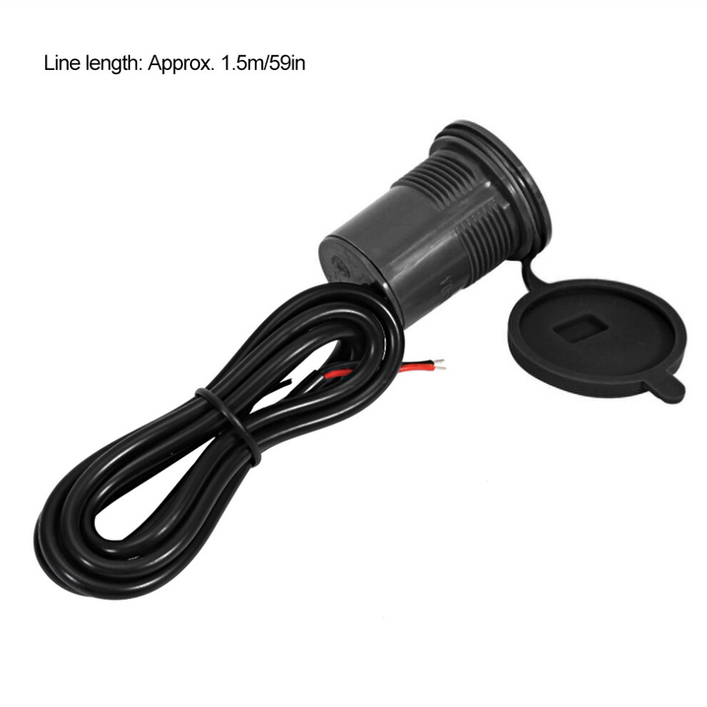 Motorbike Handlebar Phone Holder Waterproof Usb Charger Dc 12V Switch Black 3441393208470