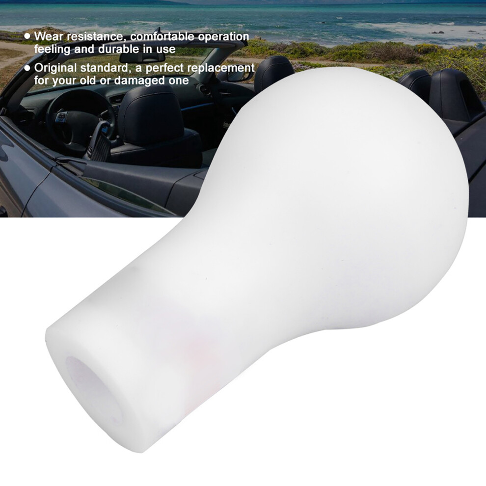 5 Speed Auto Manual Gear Shift Knob For Mitsubishi Lancer V3/Evo White 7901393208543