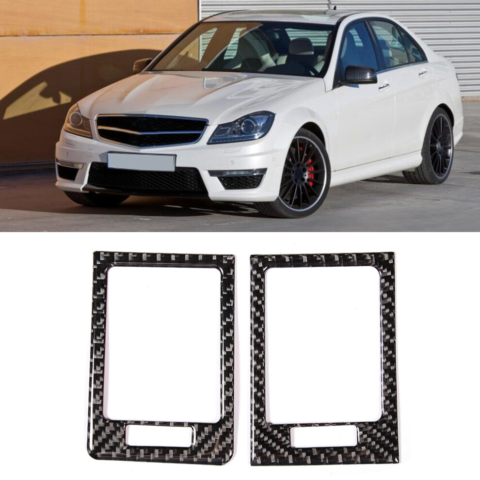 W204 05-12 Soft Carbon Fibre Vent Trim Set 7293282573369