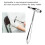 Multi-functional Neurological Reflex Hammer - Silver, 21cm 10