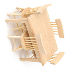 Miniature Dollhouse Chair 1:12 Scale Simulated Desk Seat for Doll Accessory