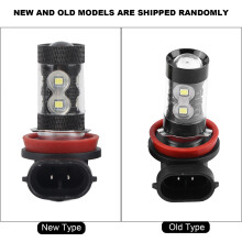 2 pcs H8 H11 12V-24V 50W Bright LED Fog Lights, White 6000K