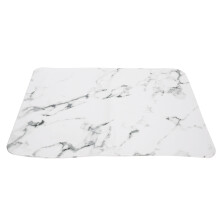 Nail Art Hand Pillow PU Leather Washable Foldable Table Mat for Manicure White