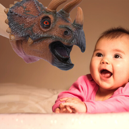 Vivid Plastic Animal Hand Puppet Toy - Interactive, Safe & Gift-Ready