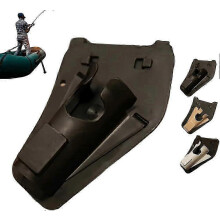 Fondina scorrevole per canna da pesca, portacanne a mani libere per pesca a mosca e in riva, fondina portatile portatile e resistente