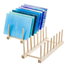 Buntglas-Organizer Buntglaswerkzeuge Buntglasplatten Aufbewahrungshalter Organizer-Regal für Buntglas-Fenster