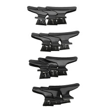 Hairdressing Clamps 12Pcs Black Butterfly Hair Clips for Styling and Sectioning
