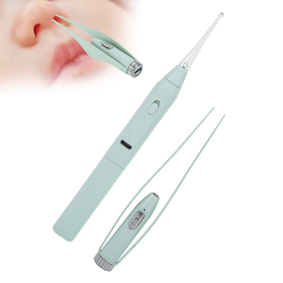 Light Visual Children Ear Wax Removal Tweezer Kit Usb Rechargeable With