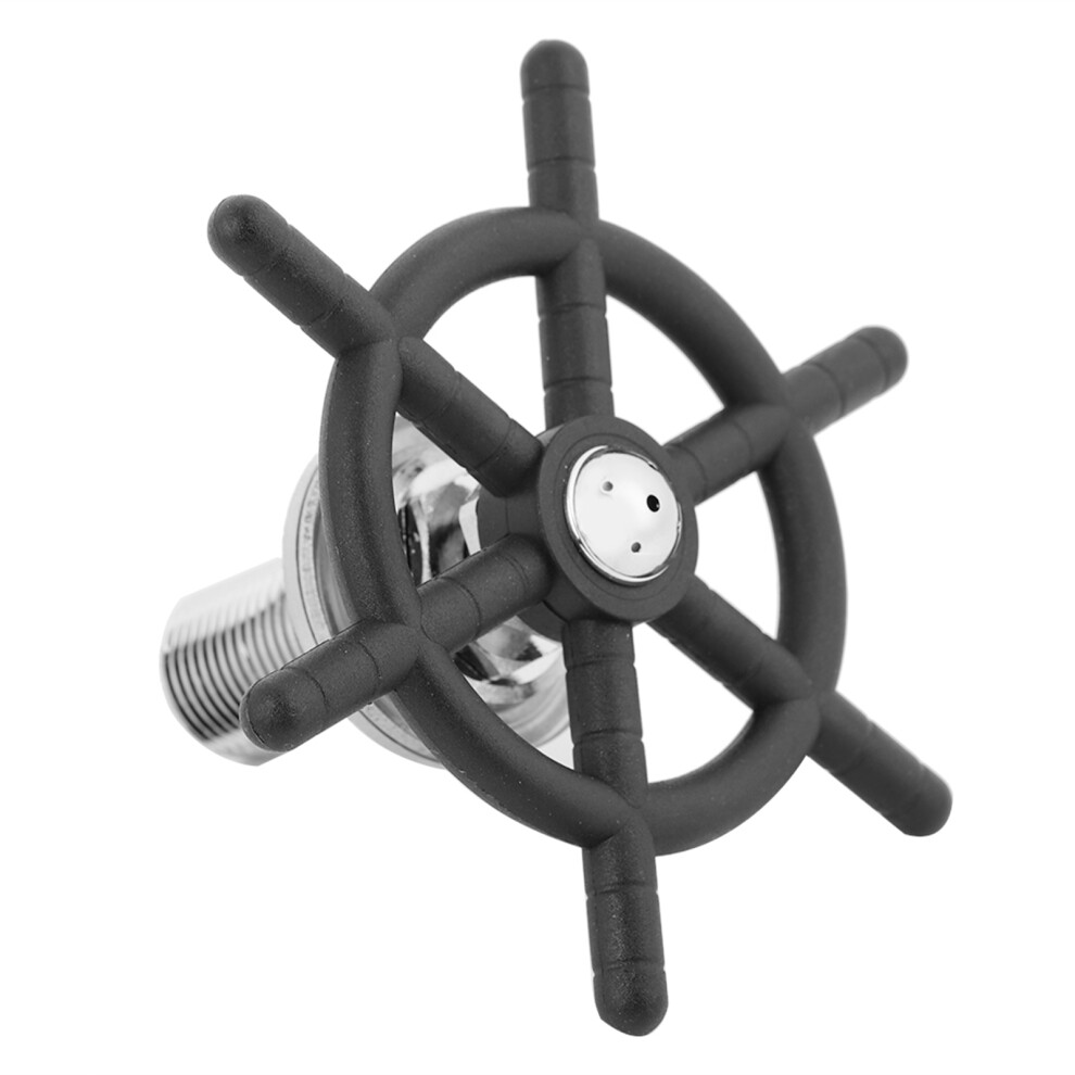 Stainless Steel Glass Rinser Faucet Head, 11X11x8cm, Silver/Black 6921393279320