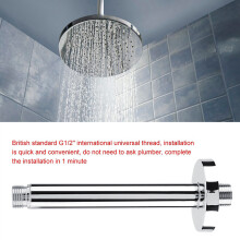 Stainless Steel 15cm Wall Mount Shower Arm for Ceiling & Top Head