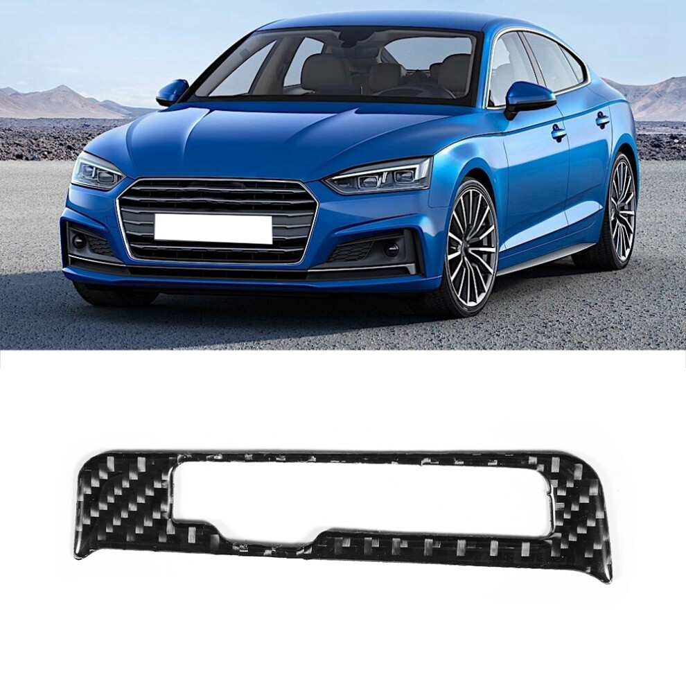 Carbon Fiber Gear Shift Panel Cover Fit For Audi A4 B8 A5 Q5 2009-2017 6901393279377
