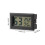 Integrated^Thermometer Hygrometer with LCD Screen for Incubators Black 12