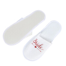 Disposable Bride Letter Pattern Slippers
