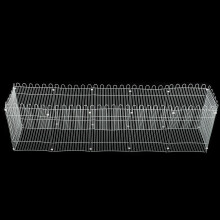 12PCS Paint Coating Iron Hamster Fence Playpen with 27 Plastic Buckles