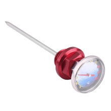 Aluminum Alloy Motorcycle Oil Dipstick 125cc Motocross Temp Red for Motorbike