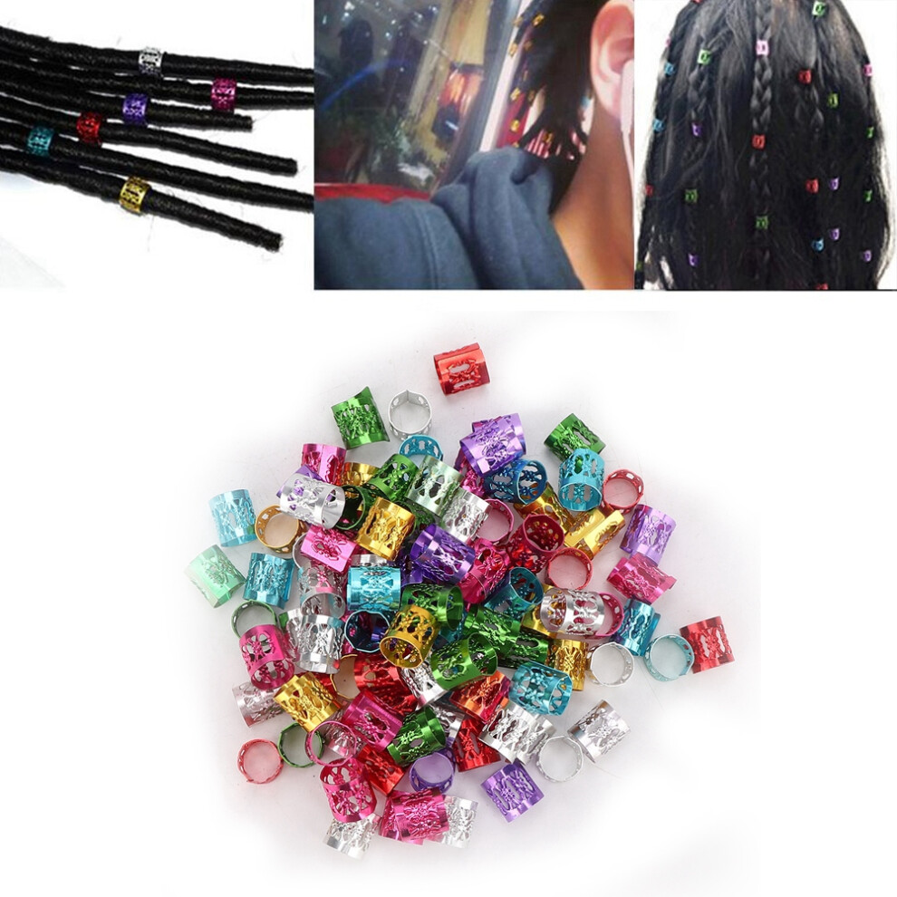 Unisex 100 Colour Braid Beads Dreadlocks