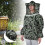 Breathable Beekeeping Suit with Hat, Camouflage, Adjustable Fit 1