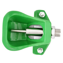 Durable Green Plastic Pig & Sheep Water Nipple Drinker, 13.3cm