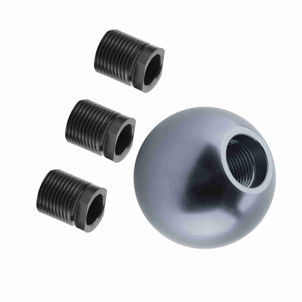 Manual Gear Shift Knob Titanium Round Ball Car Gear Stick Universal Fitment 4021393216973