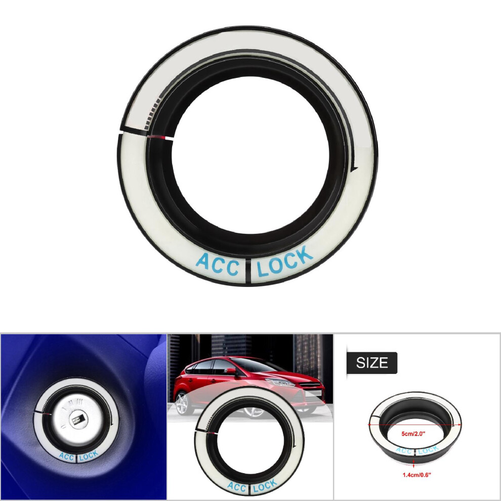 Ignition Ring For Ford Focus 2005-2018 Black 7293282088290