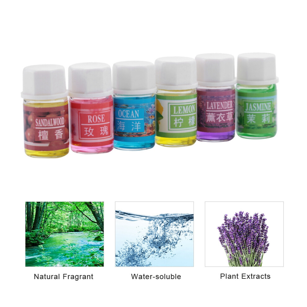 6Pcs 3ML Natural Aromatherapy Essential Oils for Sleep & Fatigue Relief