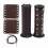 Motorcycle Leather Handlebar Covers Brown – Enhanced Comfort & Better Grip 1