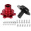 Universal 6-Hole CNC Alloy Quick Release Steering Wheel Adapter Kit 2