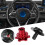Universal 6-Hole CNC Alloy Quick Release Steering Wheel Adapter Kit 5
