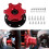 Universal 6-Hole CNC Alloy Quick Release Steering Wheel Adapter Kit 7