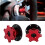 Universal 6-Hole CNC Alloy Quick Release Steering Wheel Adapter Kit 10
