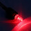 DC 12V Car LED Alternating Alarm Light Black, Easy Install, Durable ABS 11