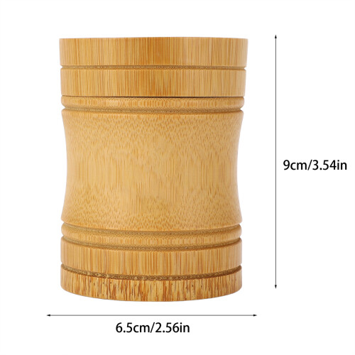 Portable Bamboo Tea Jar Storage Box Lightweight 400ml Tea Container for Kitchen 1