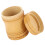 Portable Bamboo Tea Jar Storage Box Lightweight 400ml Tea Container for Kitchen 10
