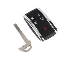 Car Remote Key Fob Shell Case Replacement for XF 2009-2012 5 Button