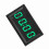 LED Car Watch Digital Green Car Interior Luminous Clock Accessory 14