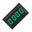 LED Car Watch Digital Green Car Interior Luminous Clock Accessory 16
