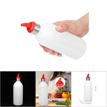 Kitchen Squeeze Bottle 450ml for Food Salads & Cooking Red