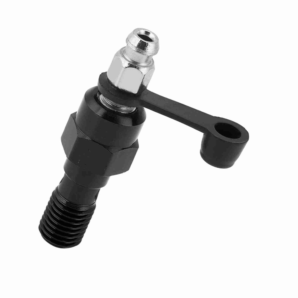 M10x1.25mm Motorcycle Brake Caliper Nipple And Bleed Screw With Dust Cap Black 9341393223326