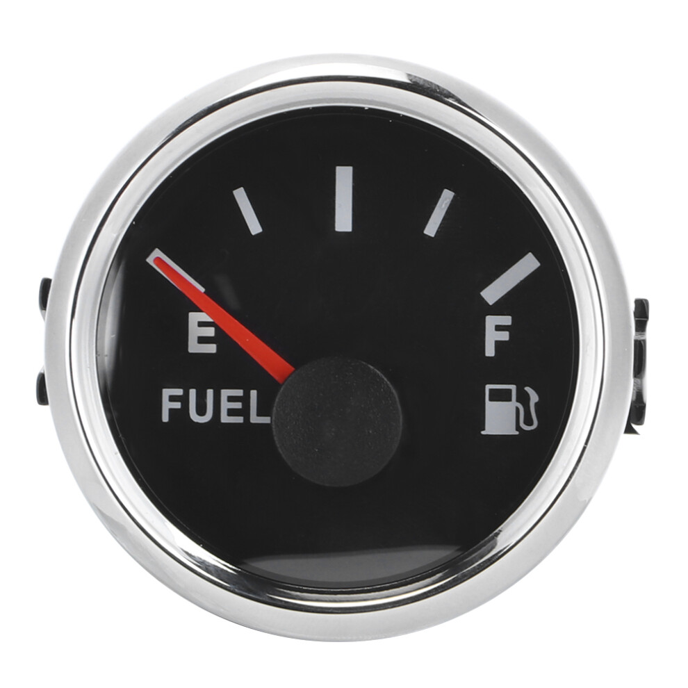 52Mm/2In Marine Oil Level Gauge 0-190Î© Signal, Ip67, Dial Black 8441393223836
