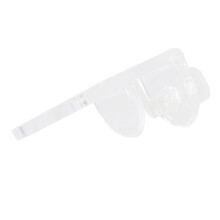 Acrylic Fish Tank Shrimp Feeder Tube with Holder Clip, 20cm Aquarium Accessory