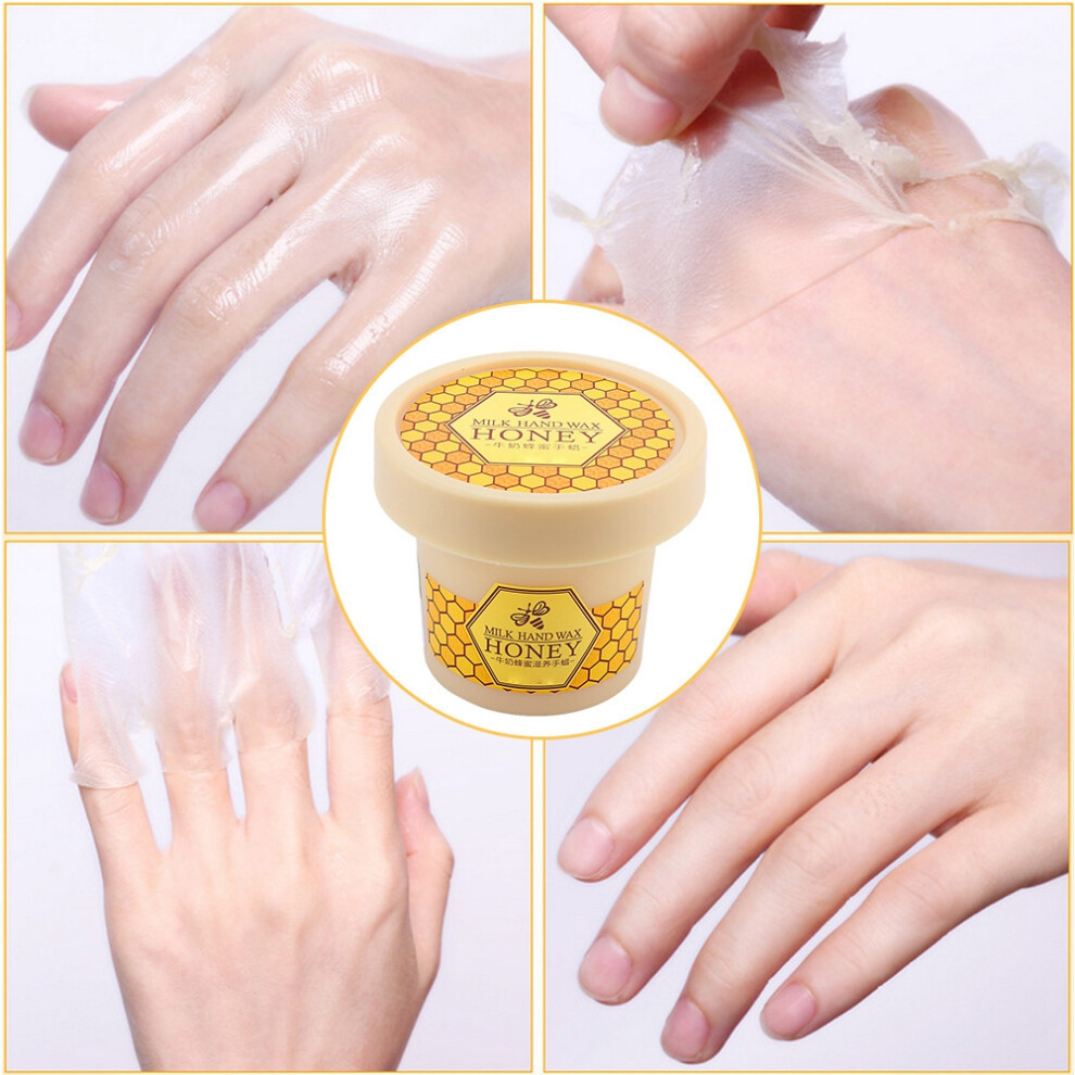 120g Natural Milk Honey Hand Mask for Whitening & Moisturizing