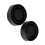 95mm Black LED Headlight Dust Cap 2-Pack 4