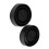 95mm Black LED Headlight Dust Cap 2-Pack 11
