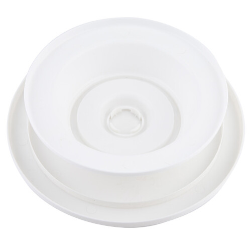 White Cake Decorating Turntable 28cm Rotating Stand for Pastry & Baking 2