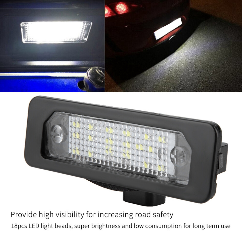 2Pcs Car Led License Plate S For Ford Mustang Taurus Fusion 18Pcs Leds Light 9311393285884